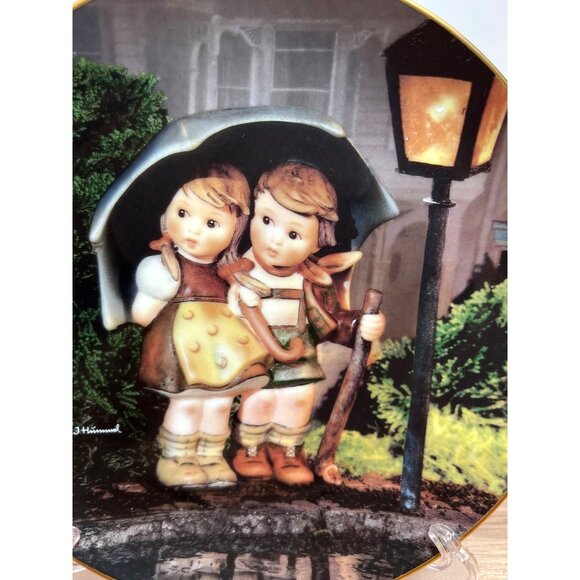 M.J. Hummel Collector Plate "Stormy Weather"  Limited Edition Decorative Plate - Picture 2 of 3